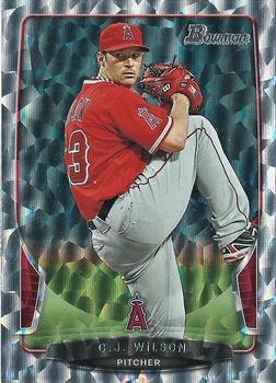 2013 Bowman - Silver Ice #71 C.J. Wilson Front
