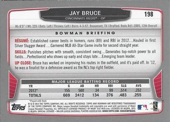 2013 Bowman - Silver Ice #198 Jay Bruce Back