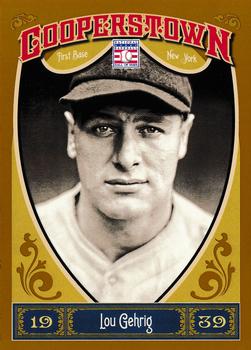 2013 Panini Cooperstown #1 Lou Gehrig Front