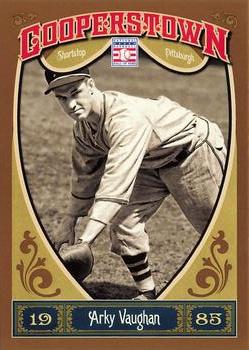 2013 Panini Cooperstown #37 Arky Vaughan Front