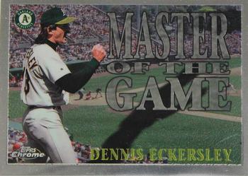 1996 Topps Chrome - Masters of the Game #MG1 Dennis Eckersley Front