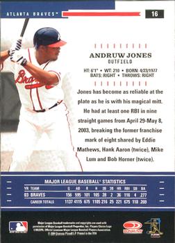 2004 Donruss Throwback Threads #16 Andruw Jones Back