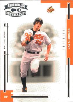 2004 Donruss Throwback Threads #23 Jay Gibbons Front