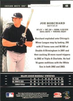 2004 Donruss Throwback Threads #48 Joe Borchard Back