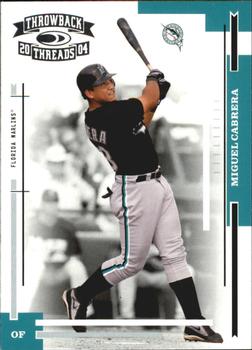 2004 Donruss Throwback Threads #79 Miguel Cabrera Front
