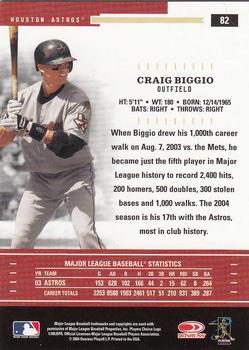 2004 Donruss Throwback Threads #82 Craig Biggio Back