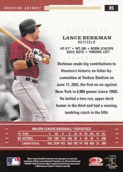 2004 Donruss Throwback Threads #85 Lance Berkman Back
