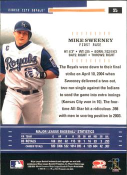 2004 Donruss Throwback Threads #95 Mike Sweeney Back