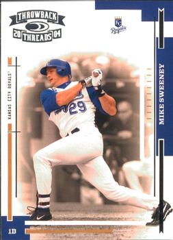 2004 Donruss Throwback Threads #95 Mike Sweeney Front
