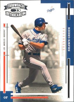 2004 Donruss Throwback Threads #104 Shawn Green Front