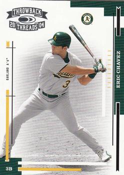2004 Donruss Throwback Threads #145 Eric Chavez Front