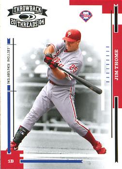 2004 Donruss Throwback Threads #155 Jim Thome Front