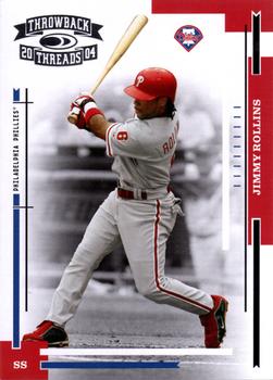 2004 Donruss Throwback Threads #156 Jimmy Rollins Front