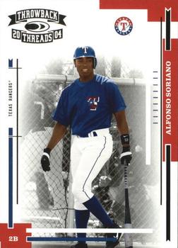 2004 Donruss Throwback Threads #189 Alfonso Soriano Front