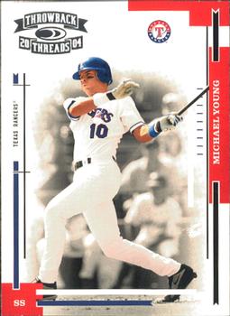 2004 Donruss Throwback Threads #193 Michael Young Front