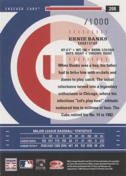 2004 Donruss Throwback Threads #208 Ernie Banks Back