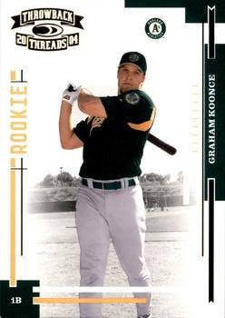 2004 Donruss Throwback Threads #226 Graham Koonce Front