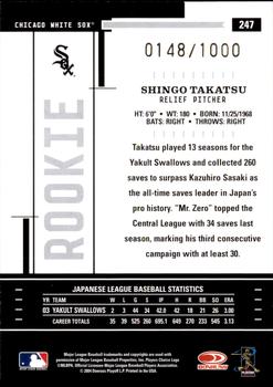 2004 Donruss Throwback Threads #247 Shingo Takatsu Back