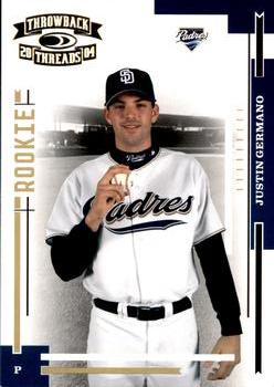 2004 Donruss Throwback Threads #250 Justin Germano Front