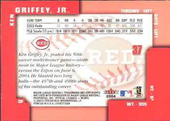 2004 Fleer Legacy #37 Ken Griffey, Jr. Back
