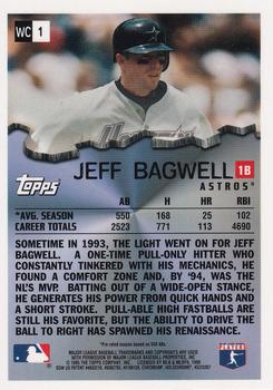 1996 Topps Chrome - Wrecking Crew #WC1 Jeff Bagwell Back