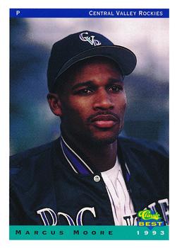 1993 Classic Best Central Valley Rockies #19 Marcus Moore Front