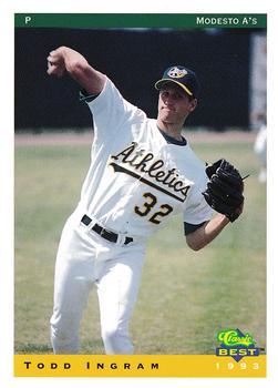 1993 Classic Best Modesto A's #12 Todd Ingram Front