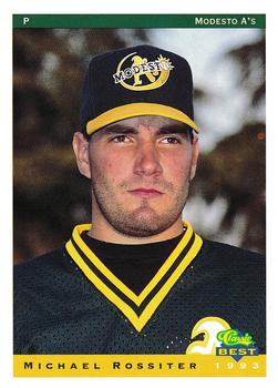 1993 Classic Best Modesto A's #17 Mike Rossiter Front