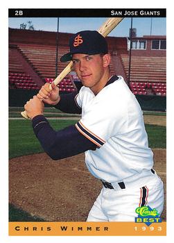 1993 Classic Best San Jose Giants #22 Chris Wimmer Front