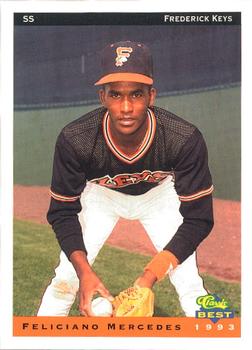 1993 Classic Best Frederick Keys #16 Feliciano Mercedes Front