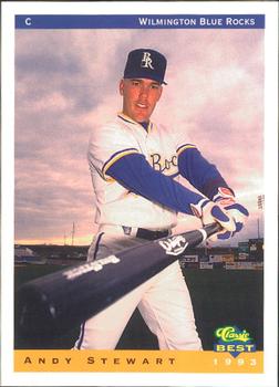 1993 Classic Best Wilmington Blue Rocks #22 Andy Stewart Front