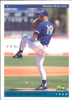 1993 Classic Best Dunedin Blue Jays #13 Chris Kotes Front