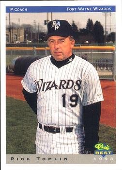 1993 Classic Best Fort Wayne Wizards #27 Rick Tomlin Front