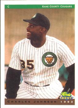 1993 Classic Best Kane County Cougars #1 Charles Johnson Front