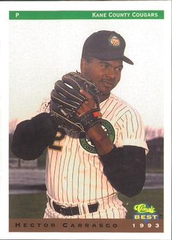 1993 Classic Best Kane County Cougars #2 Hector Carrasco Front