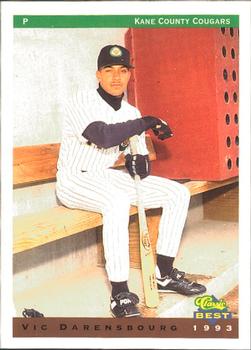 1993 Classic Best Kane County Cougars #5 Vic Darensbourg Front