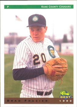1993 Classic Best Kane County Cougars #7 Brad Frazier Front