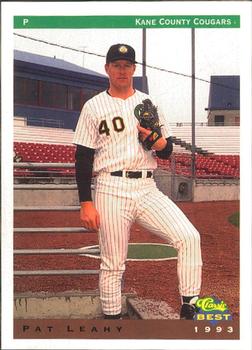 1993 Classic Best Kane County Cougars #10 Pat Leahy Front