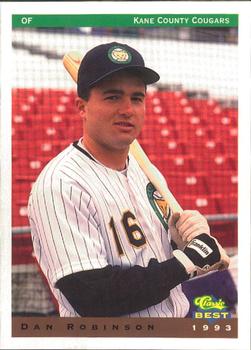 1993 Classic Best Kane County Cougars #19 Dan Robinson Front