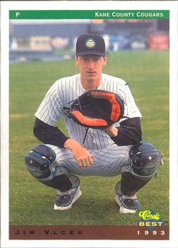 1993 Classic Best Kane County Cougars #22 Jim Vlcek Front