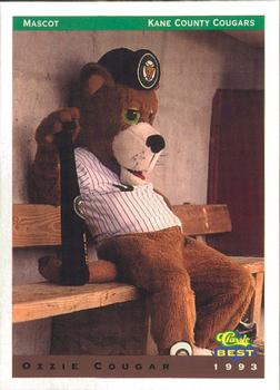 1993 Classic Best Kane County Cougars #30 Ozzie Cougar Front