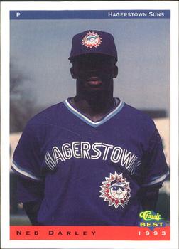 1993 Classic Best Hagerstown Suns #8 Ned Darley Front