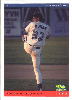 1993 Classic Best Hagerstown Suns #9 Roger Doman Front