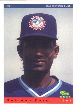 1993 Classic Best Hagerstown Suns #10 Mariano Dotel Front