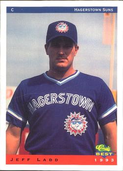 1993 Classic Best Hagerstown Suns #16 Jeff Ladd Front