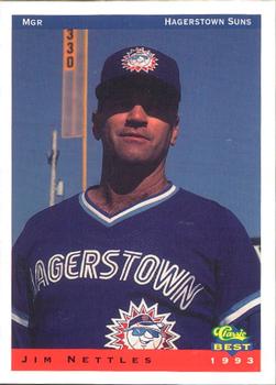 1993 Classic Best Hagerstown Suns #25 Jim Nettles  Front
