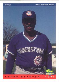 1993 Classic Best Hagerstown Suns #26 Leroy Stanton  Front