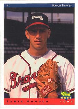 1993 Classic Best Macon Braves #2 Jamie Arnold Front