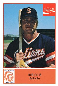 1977 Cramer Spokane Indians #30 Rob Ellis Front