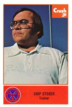 1977 Cramer Tucson Toros #68 Chip Steger Front